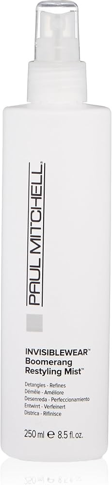 Paul Mitchell Invisiblewear Boomerang Restyling Mist, Detangles + Revives, For Fine Hair, 8.5 fl.... | Amazon (US)