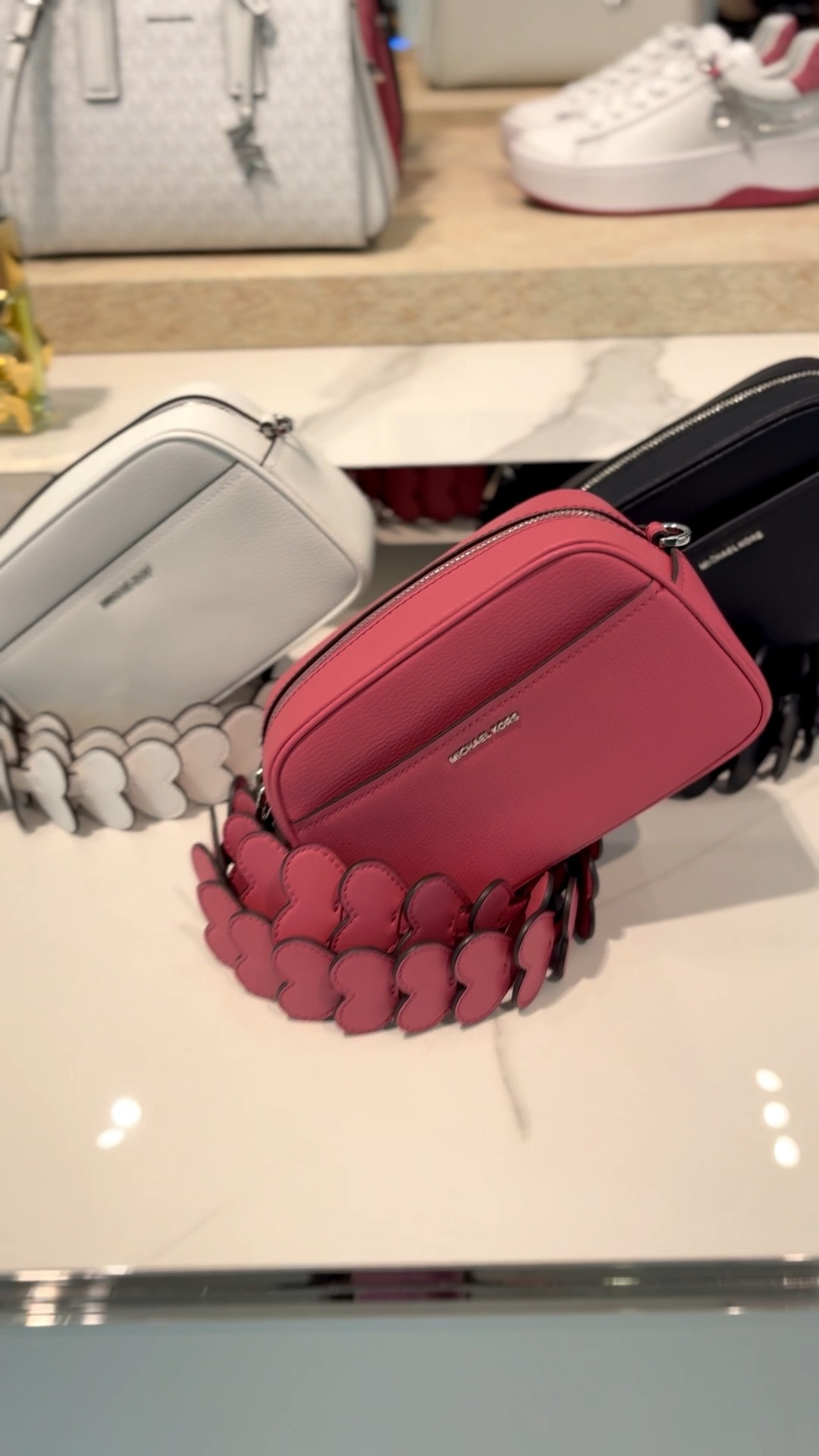 Valentine’s Day gift idea for her 💕 This Michael Kors swing bag makes the perfect Valentine’s Day purse for your girlfriend, wife, or best friend. Available in pink, white, and black — easy to match with Valentine’s outfits, date night looks, and everyday chic style. Wear it as a crossbody bag or shoulder bag for a polished look. A timeless designer handbag, romantic gift, and luxury-inspired bag she’ll use year-round.

#LTKmomlife #LTKootd #LTKValentine