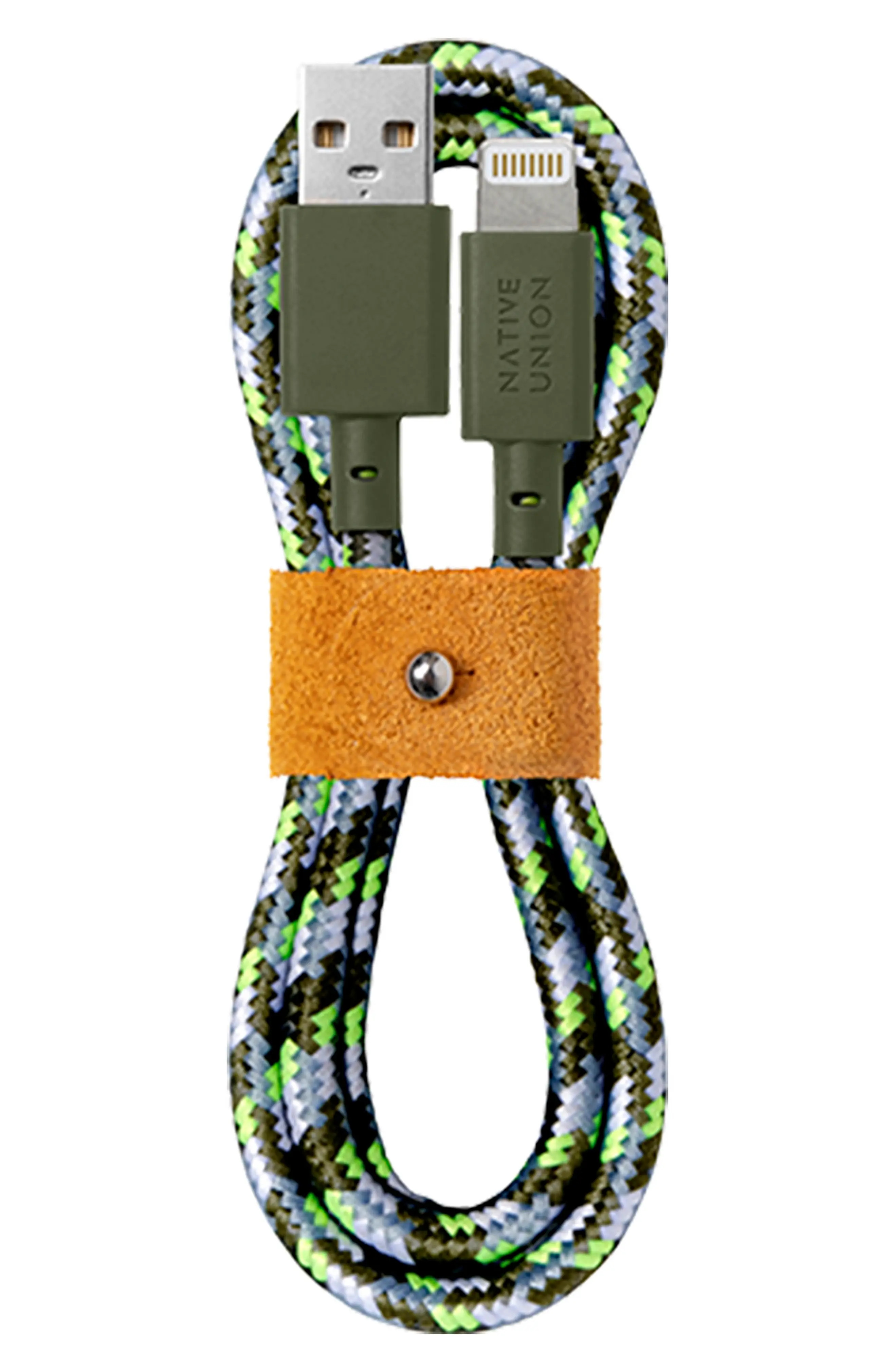 x Maison Kitsune BELT Lightning to USB Charging Cable | Nordstrom
