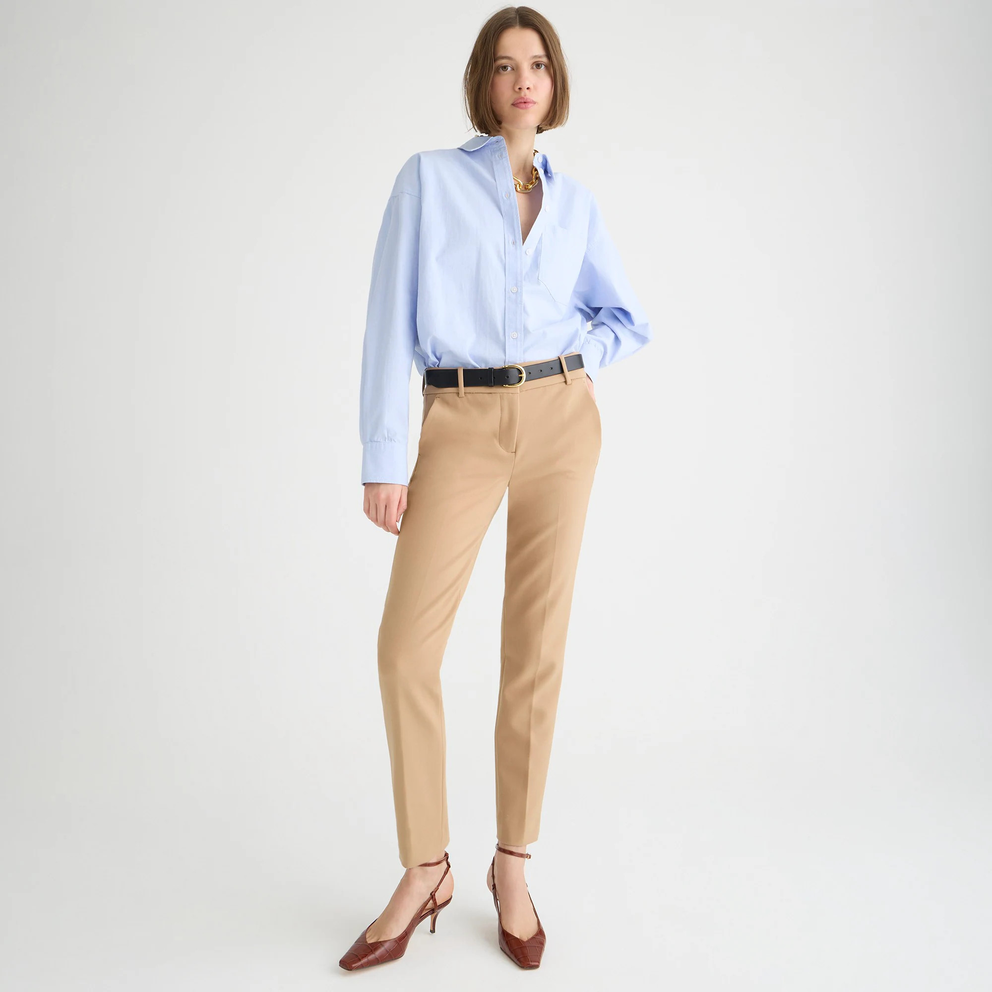 Cameron slim crop pant in four-season stretch | J. Crew US