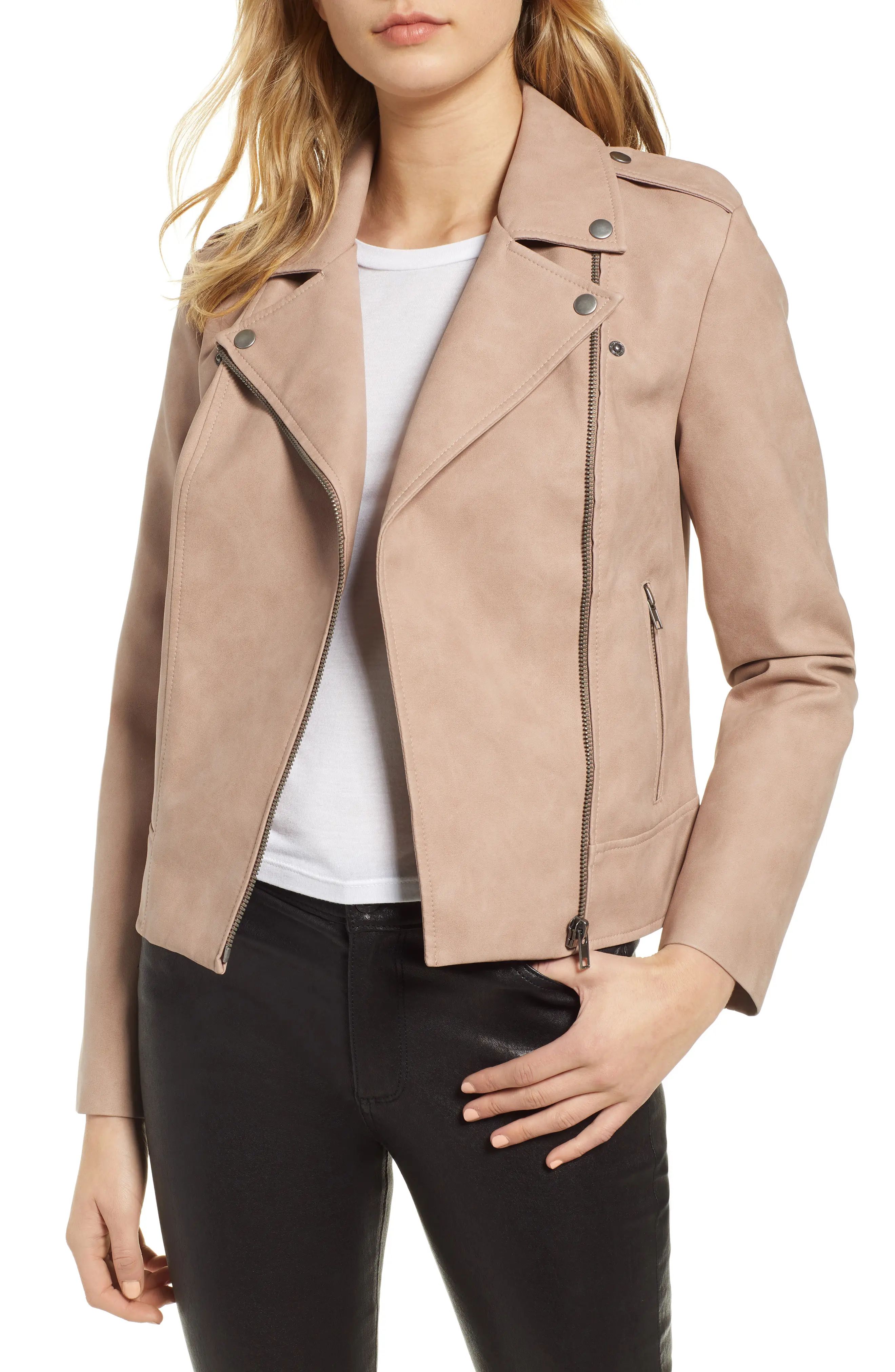 BB Dakota Easy Rider Faux Leather Moto Jacket | Nordstrom