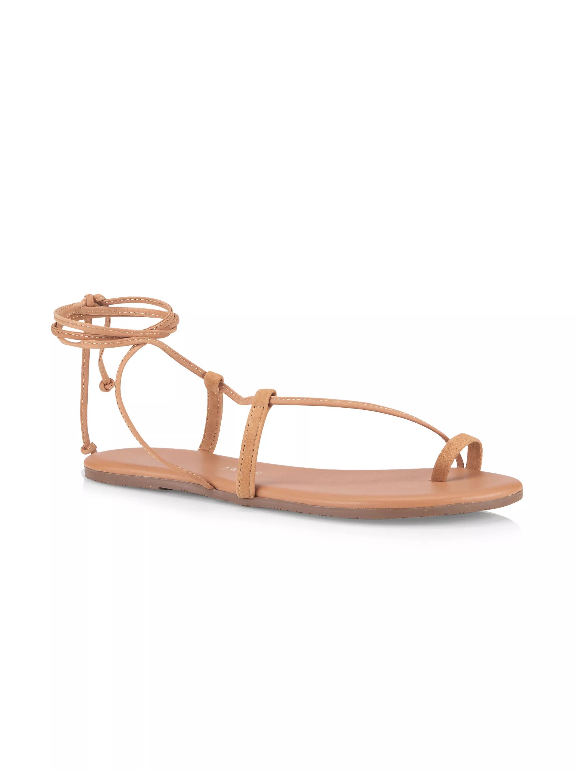Jo Suede Ankle-Tie Sandals | Saks Fifth Avenue