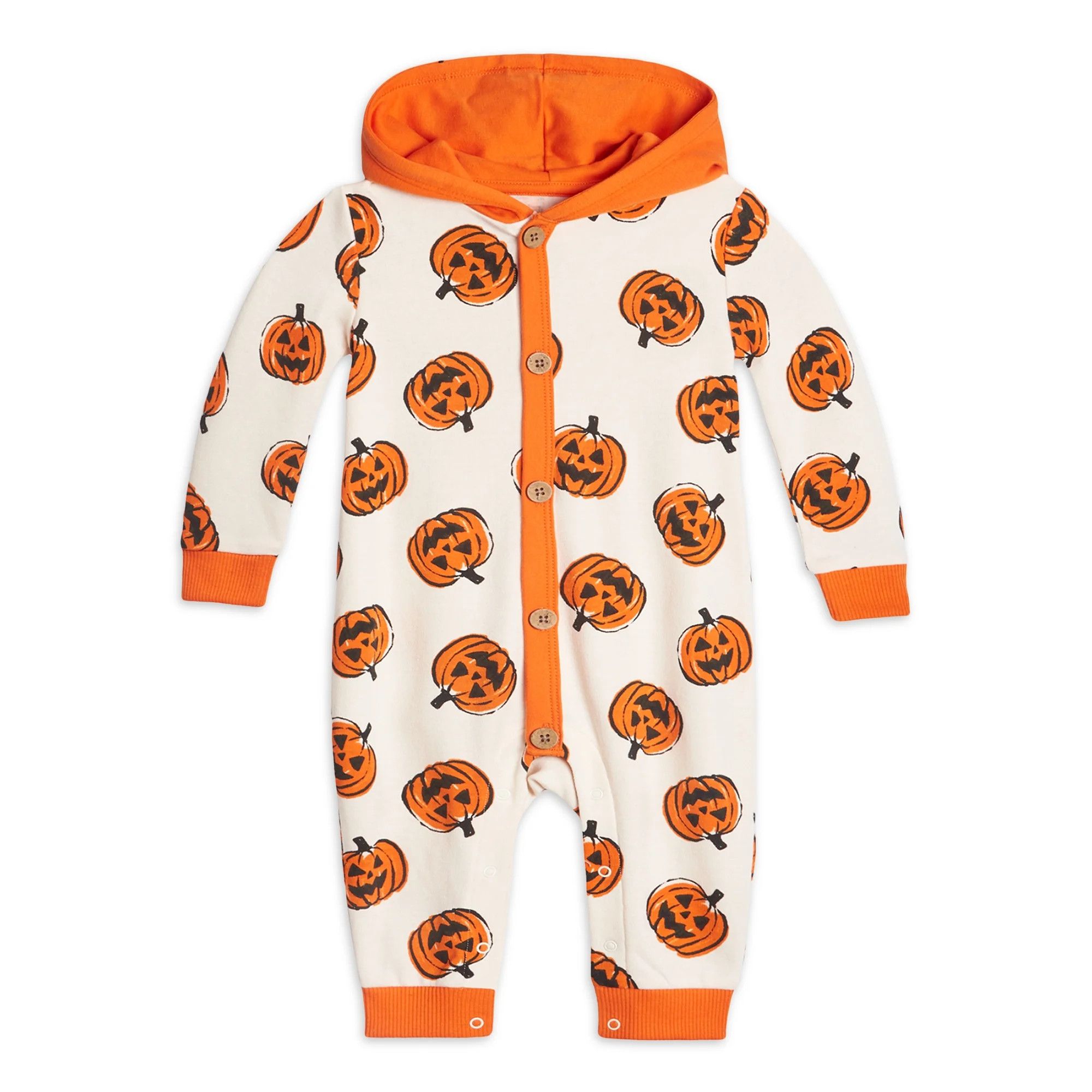 Wonder Nation Baby Halloween Rompers, Sizes 0/3M-24M | Walmart (US)