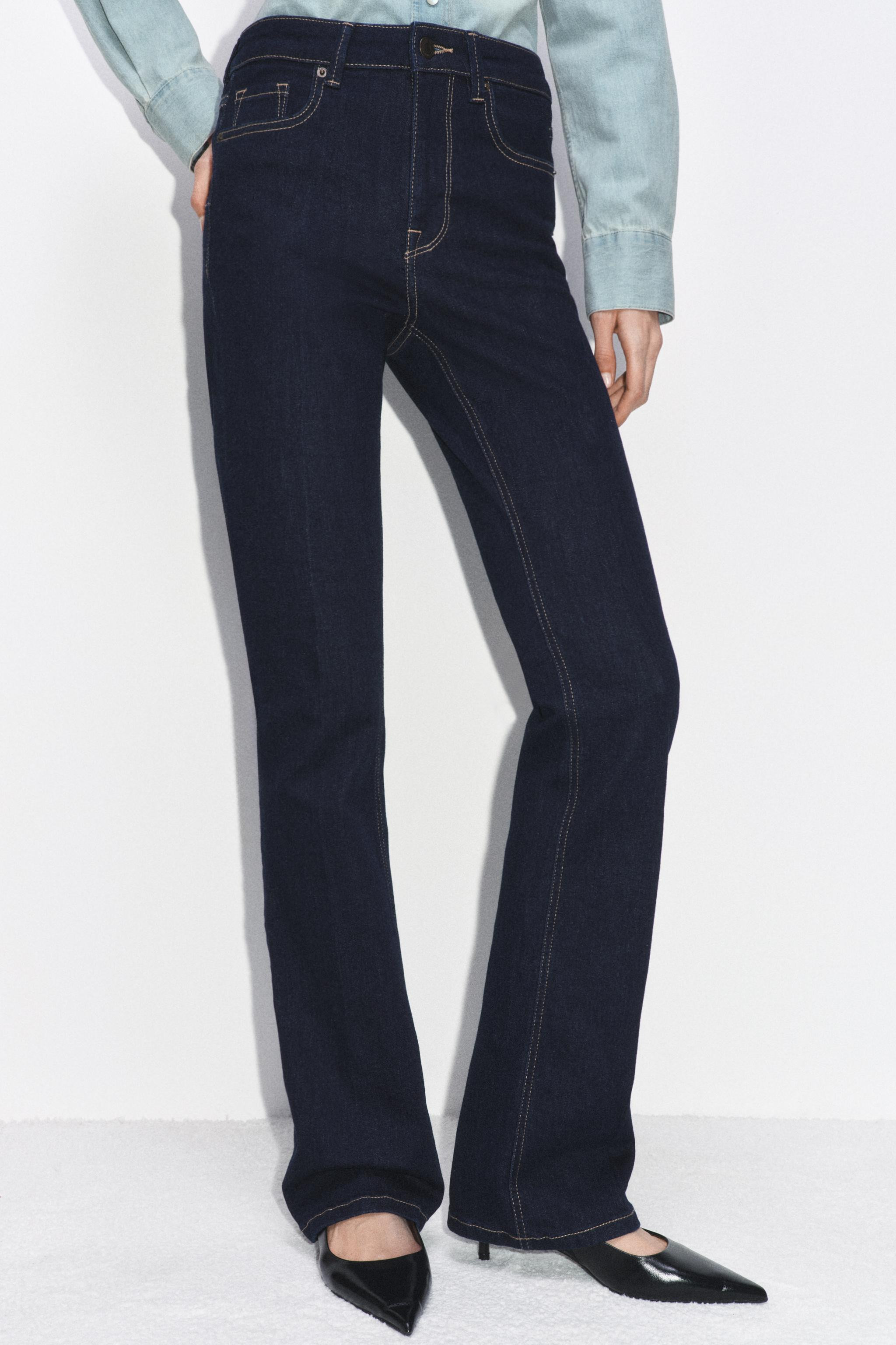 ZW COLLECTION HIGH RISE BOOTCUT JEANS | Zara US