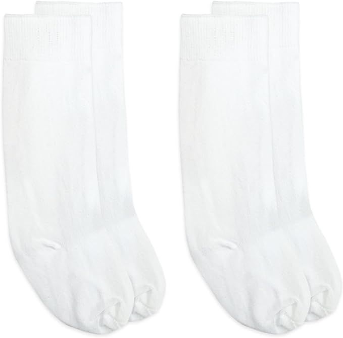 Jefferies Socks Baby Girls Boys Nylon Dress Knee High Socks 2 Pair Pack | Amazon (US)