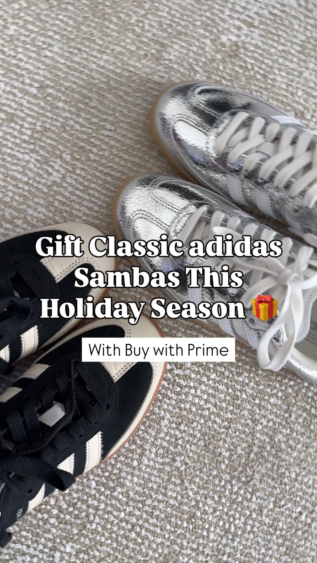 Gift classic @adidas Sambas this holiday season and get them in time with Buy with Prime. Added the silver metallic and core black/wonder cream to my collection and I’m obsessed! I find these to run a half size big. #adidaspartner #createdwithadidas

Comment “links” to get my outfit and sneaker details DM’d to you. 


#LTKGiftGuide #LTKHoliday