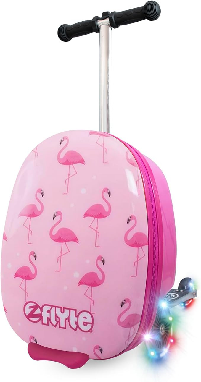 Flyte Fifi the Flamingo Scooter Suitcase - 2-in-1, 18 inch Ride on Suitcase for Kids, 25 Litre Ca... | Amazon (US)