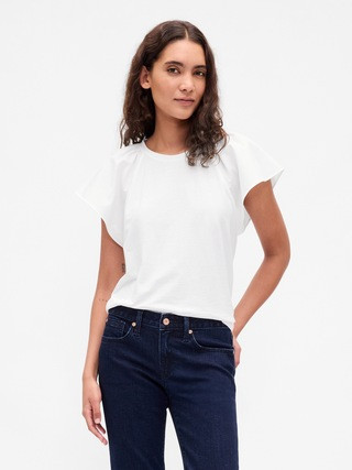 Flutter-Sleeve T-Shirt | Gap (US)