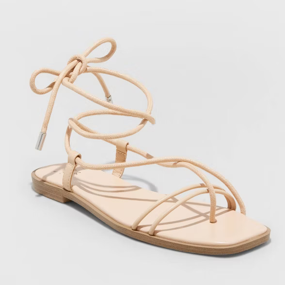Women's Talia Lace Up Sandals - A New Day™ | Target