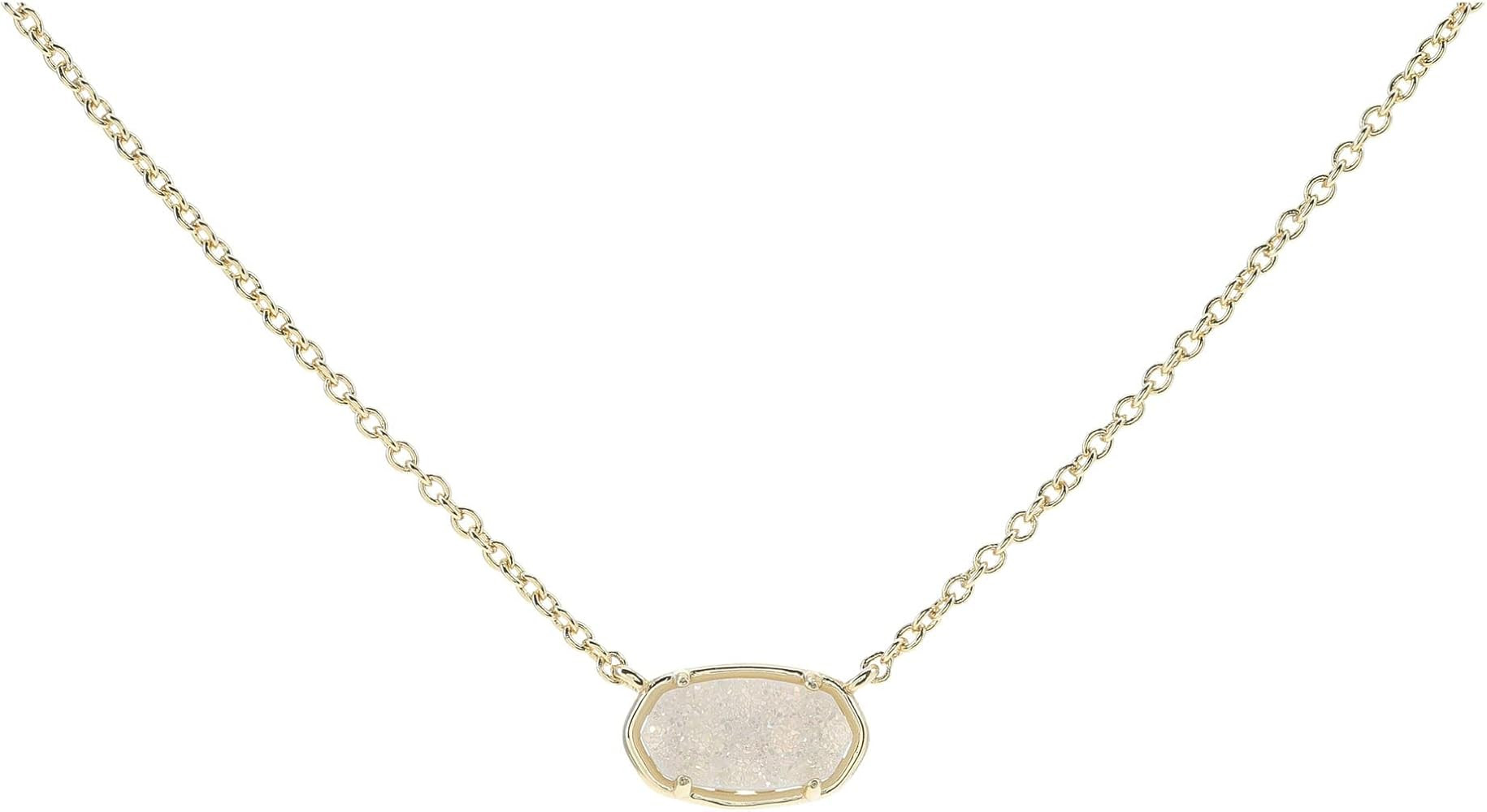 Kendra Scott® Grayson Stone Pendant Necklace – Brass Construction – 14K Gold Plating – Lob... | Amazon (US)