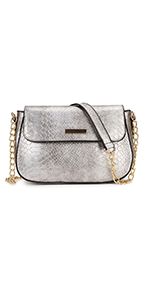 YYW Snakeskin Pattern Box Bag Shoulder Bag Fashion Ladies Crossbody Bag Purse for Prom Travel | Amazon (US)