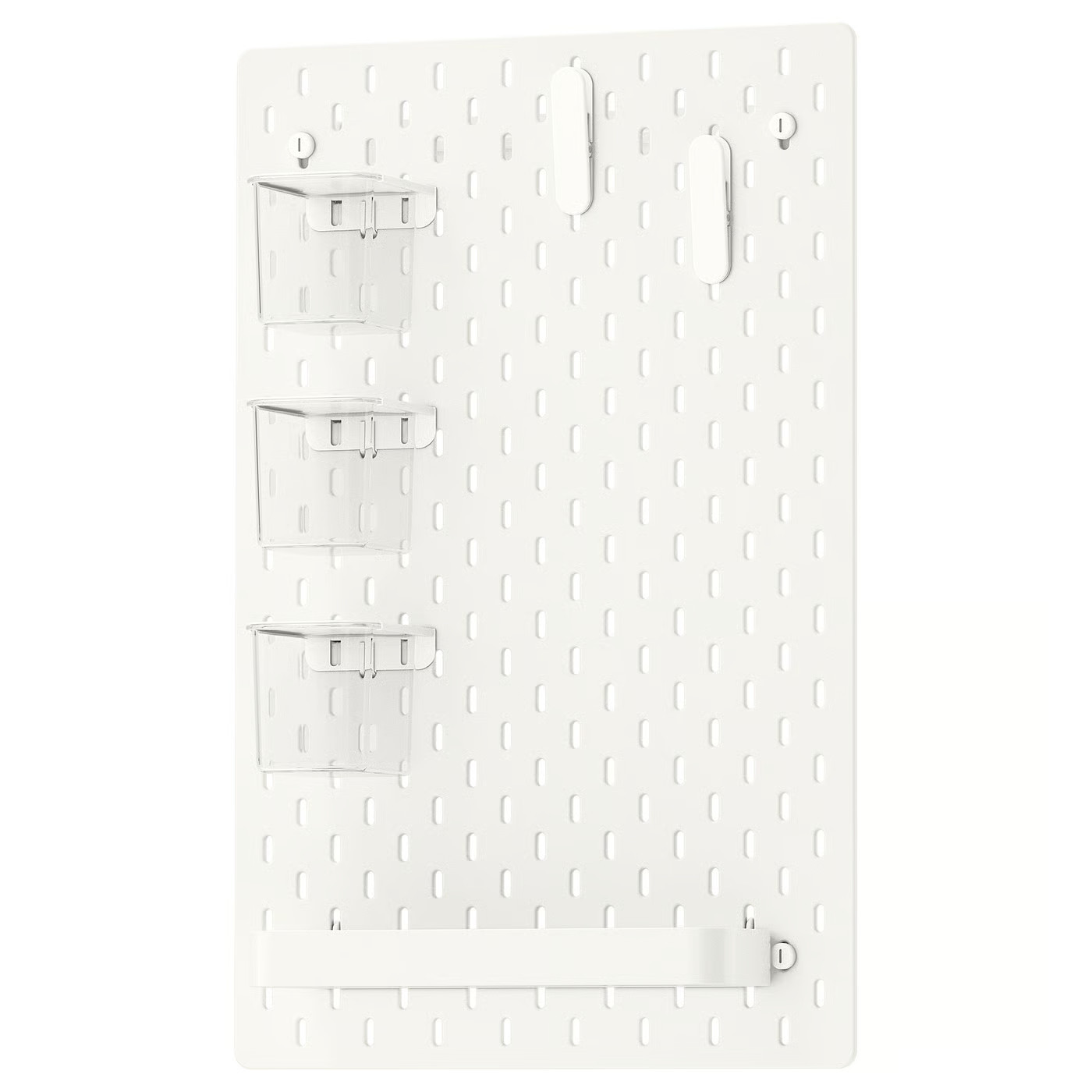 IKEA SKÅDIS pegboard combination, white, 14 ¼x22 | IKEA US