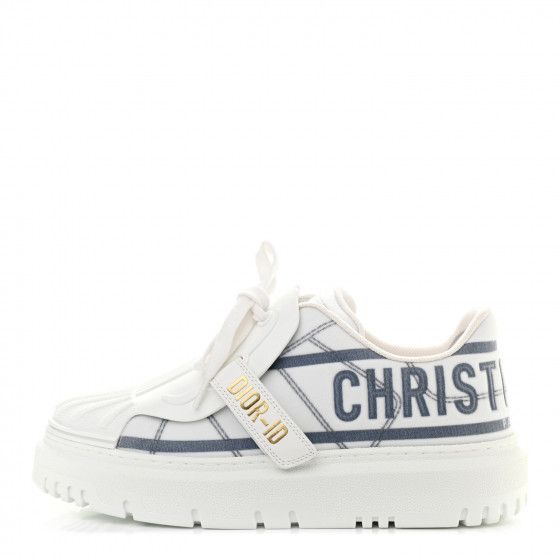 CHRISTIAN DIOR Nylon Mesh Dior-ID Platform Sneaker 35.5 Bleu France | Fashionphile
