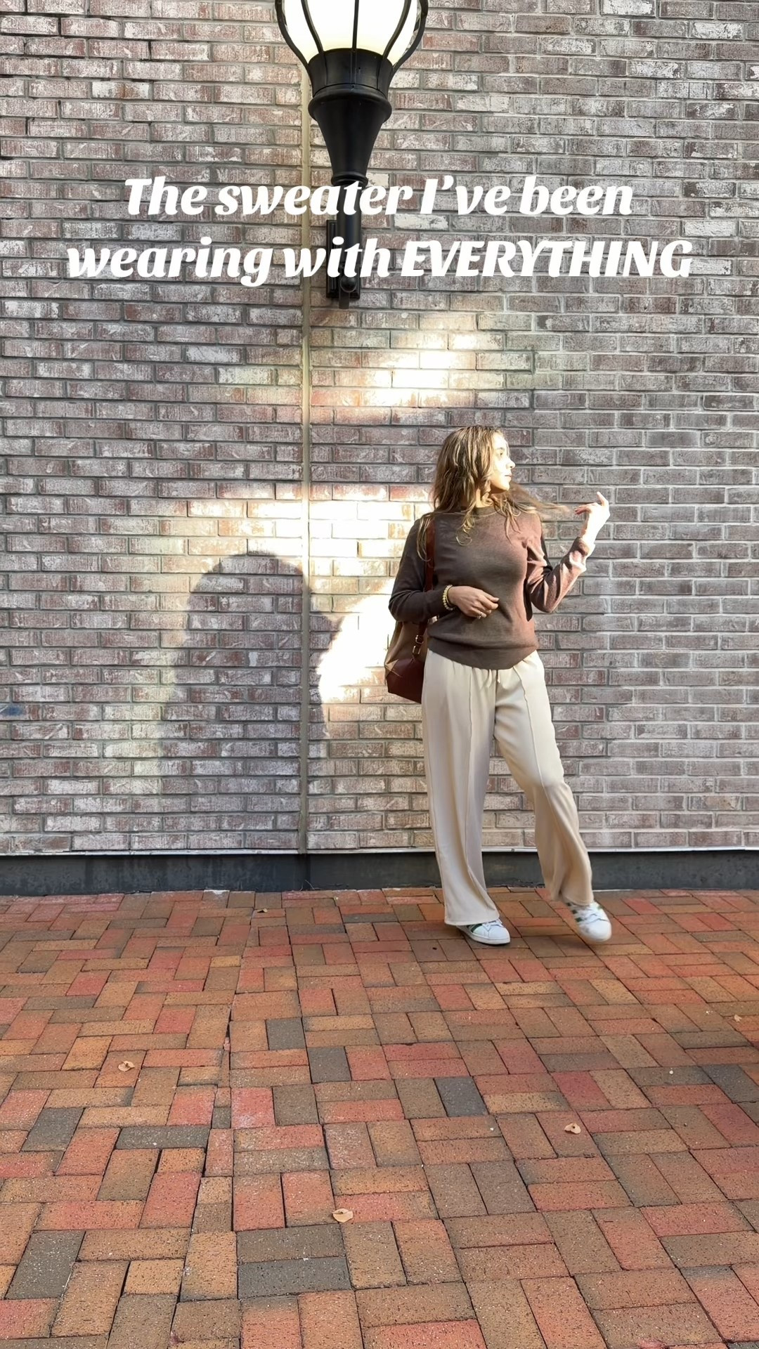 This wool sweater has instantly become part of my everyday outfits 🤎
Warm, soft, affordable… and it goes with literally everything.  

#LTKValentine #LTKmomlife #LTKootd