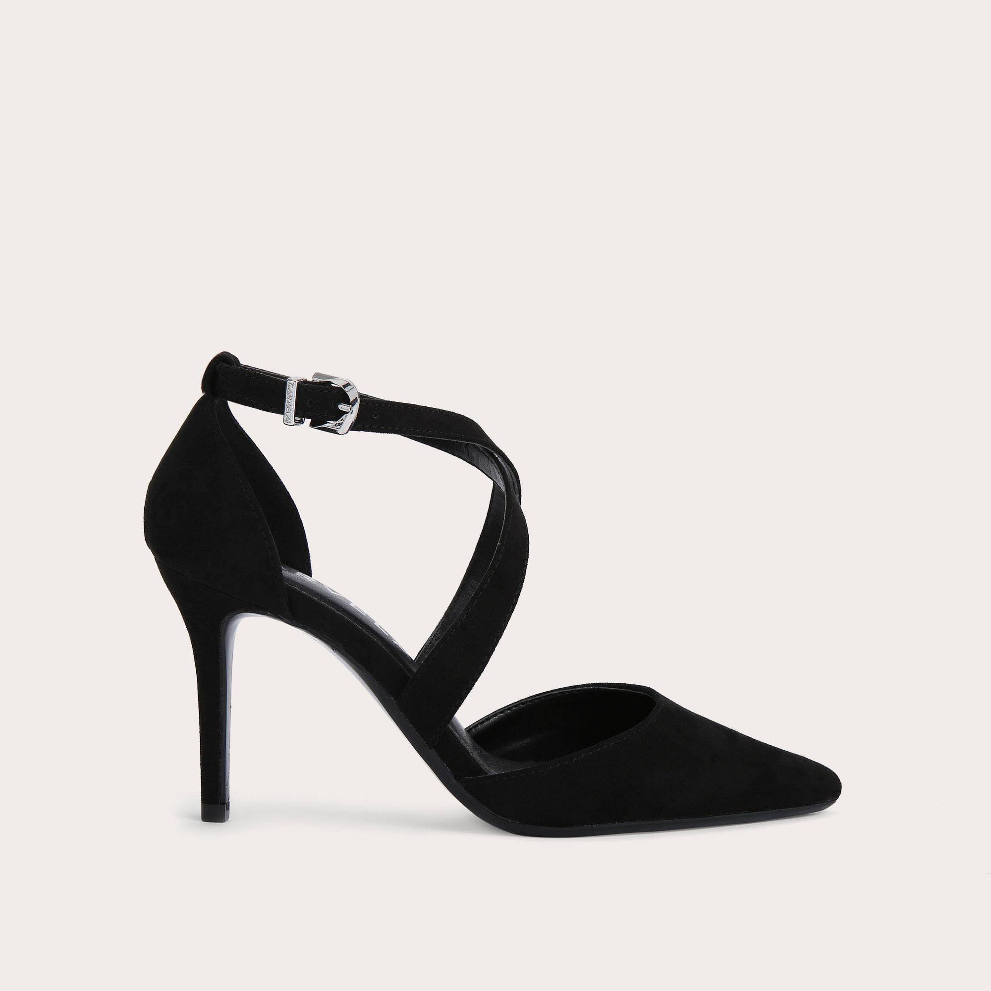 KROSS 2 Black Cross Strap Courts by CARVELA | Carvela