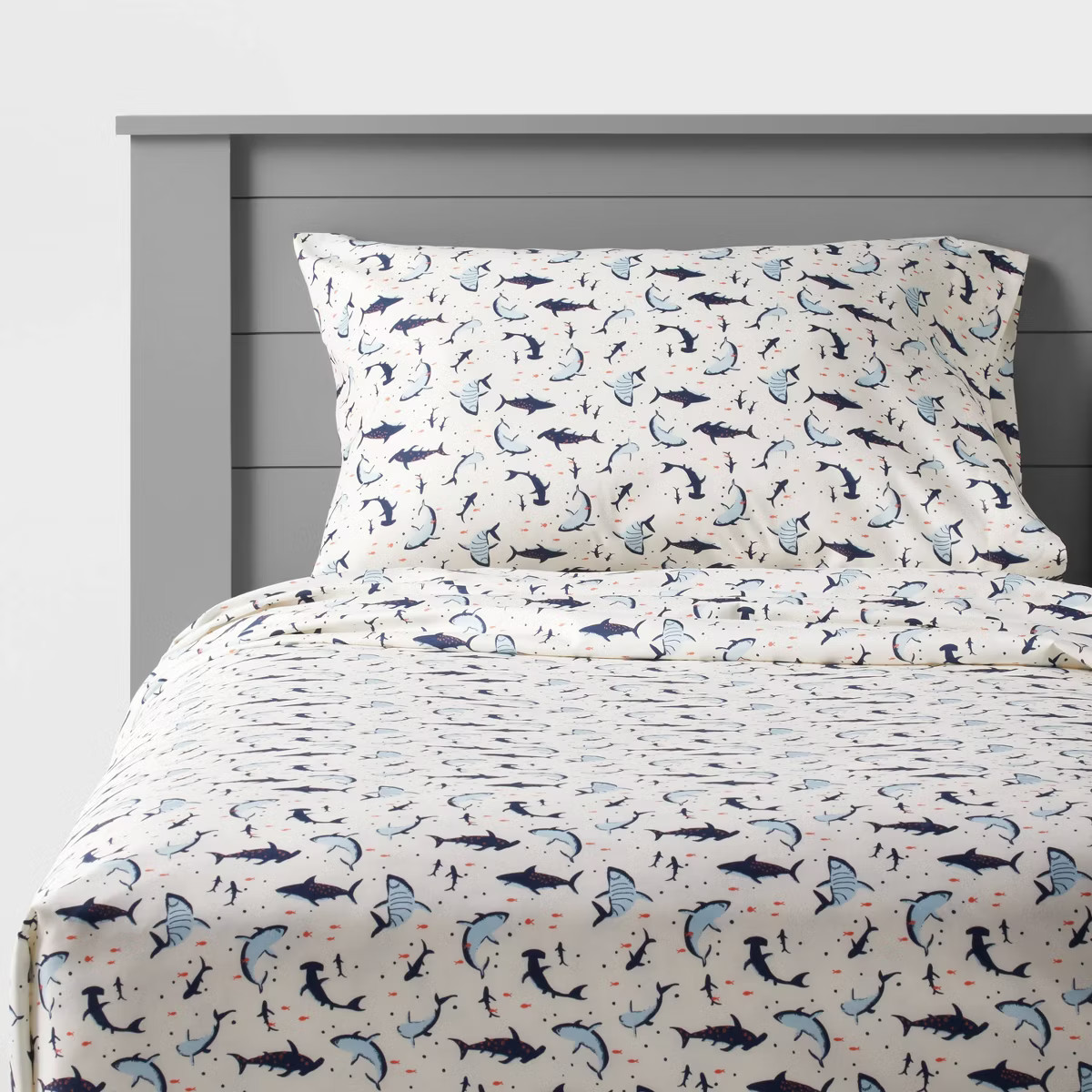Shark Microfiber Kids' Sheet Set - Pillowfort™ | Target