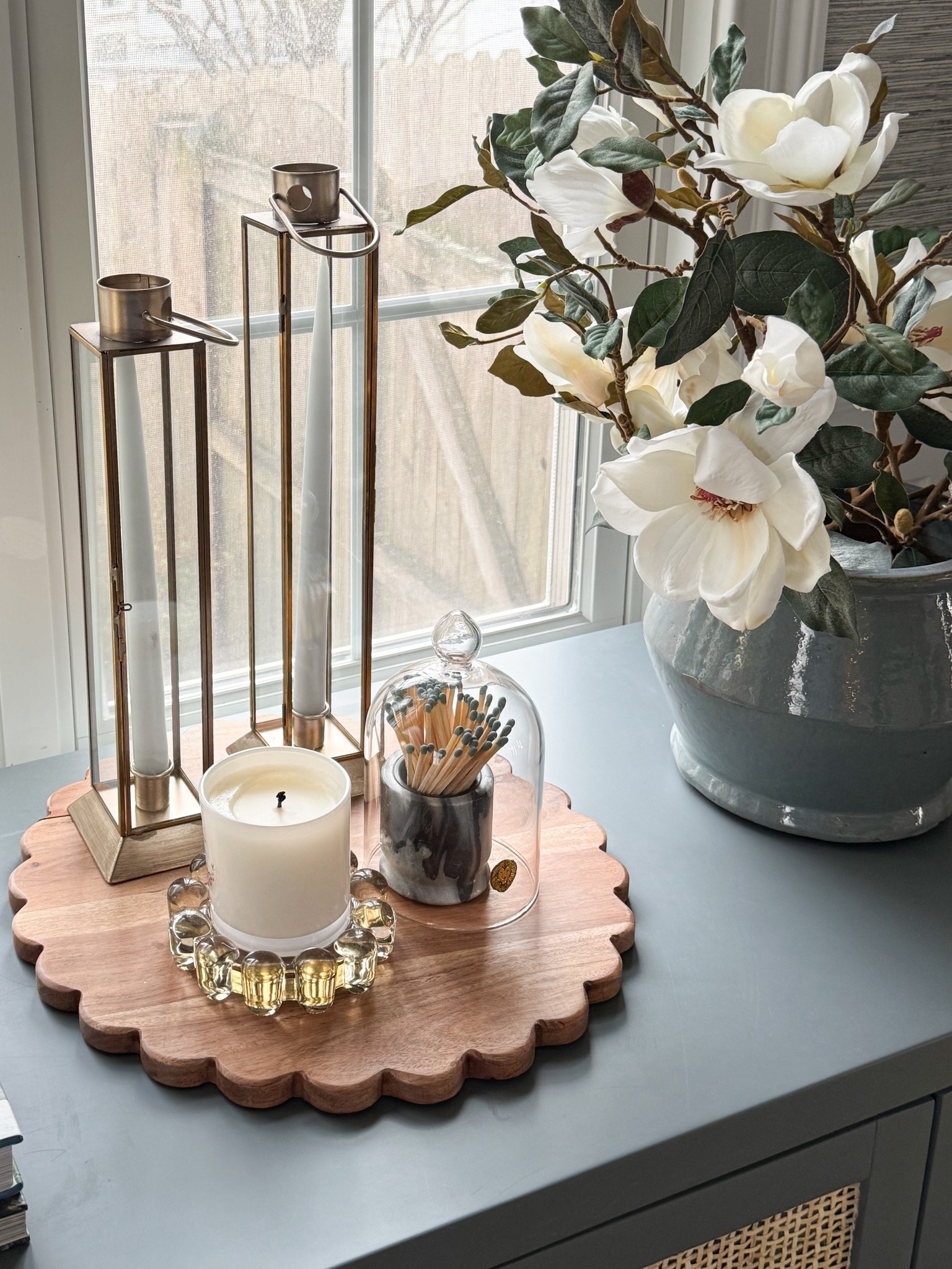 Some of my favorite spring accessories for our dining room! You can use code GIRLONTHEHUDSON for 15% off my candle dish and cloche! Also linked this gorgeous scalloped board! 

#LTKSaleAlert #LTKSeasonal #LTKHome