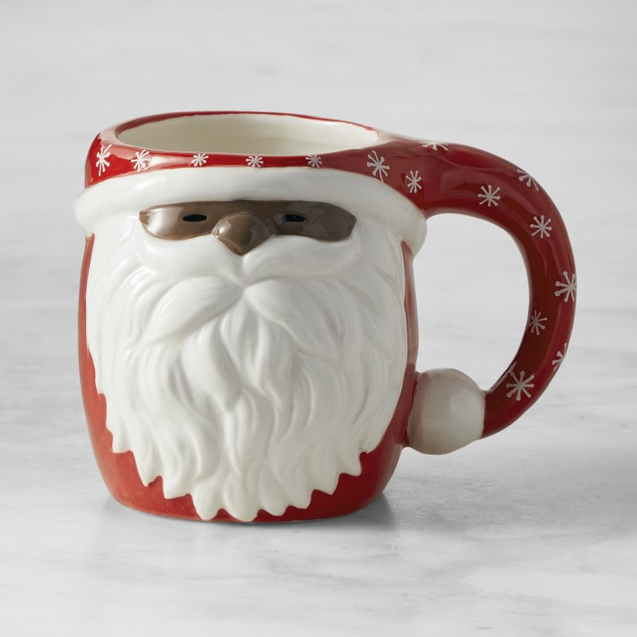 Figural Santa Mug | Williams-Sonoma