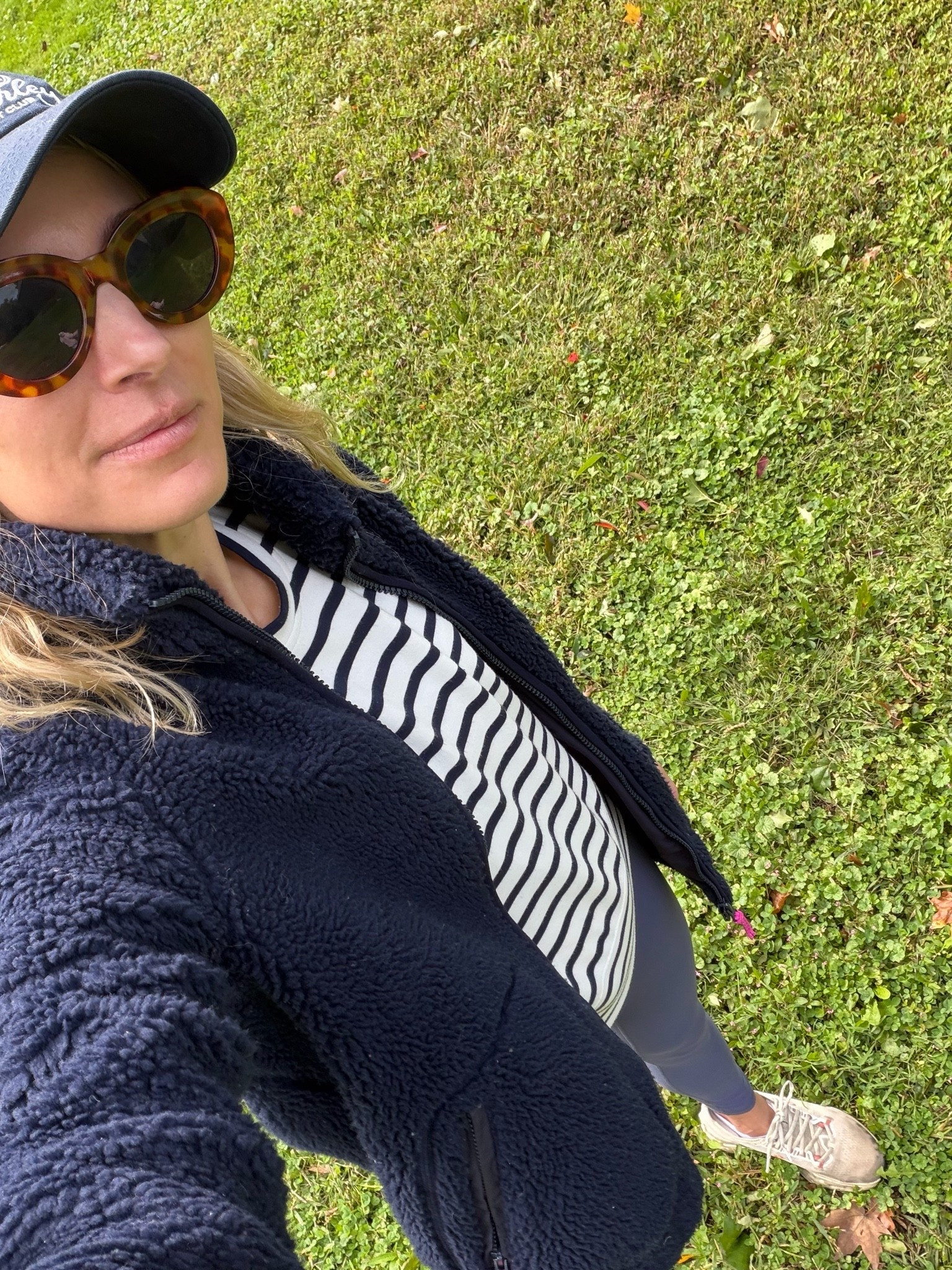 Fall outfit, leggings and fleece jacket

#LTKootd