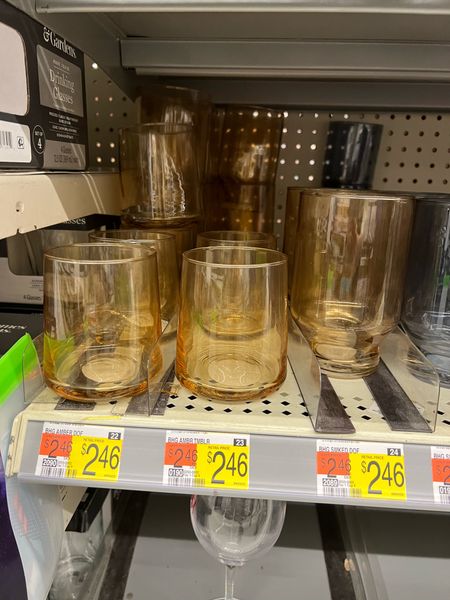 Walmart amber glasses tumblers drinking cups, so pretty #walmarthome 

#LTKhome #LTKunder50