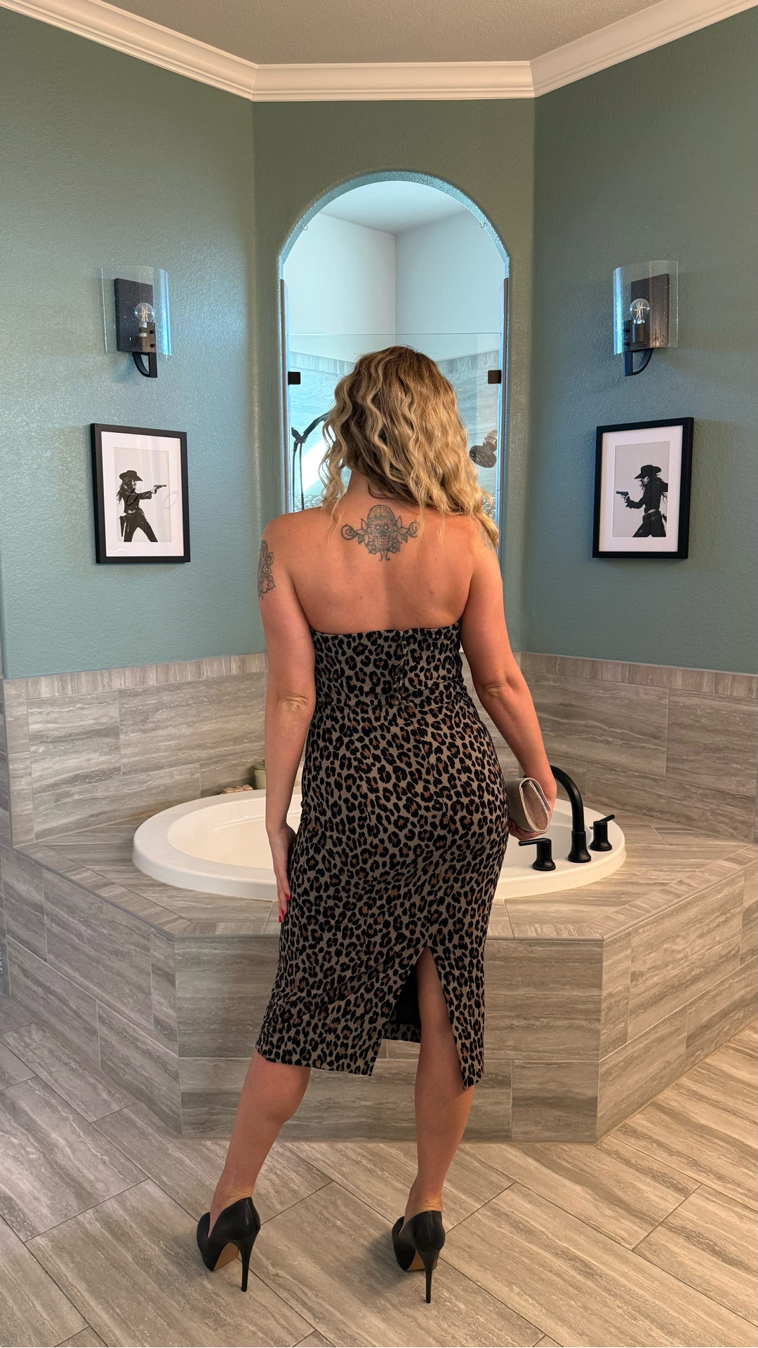 Ponte Jacquard Strapless Midi Dress | Light Leopard Print in size Medium (8-10)

This light compression stretchy bodycon dress has the most gorgeous silhouette. It’s both trendy and timeless, and so so comfortable!! Love the long zipper pull on the back so you don’t even need any help getting it on or off. This dress will be coming to Las Vegas with me without a doubt.

#LTKvlog #LTKSaleAlert #LTKootd