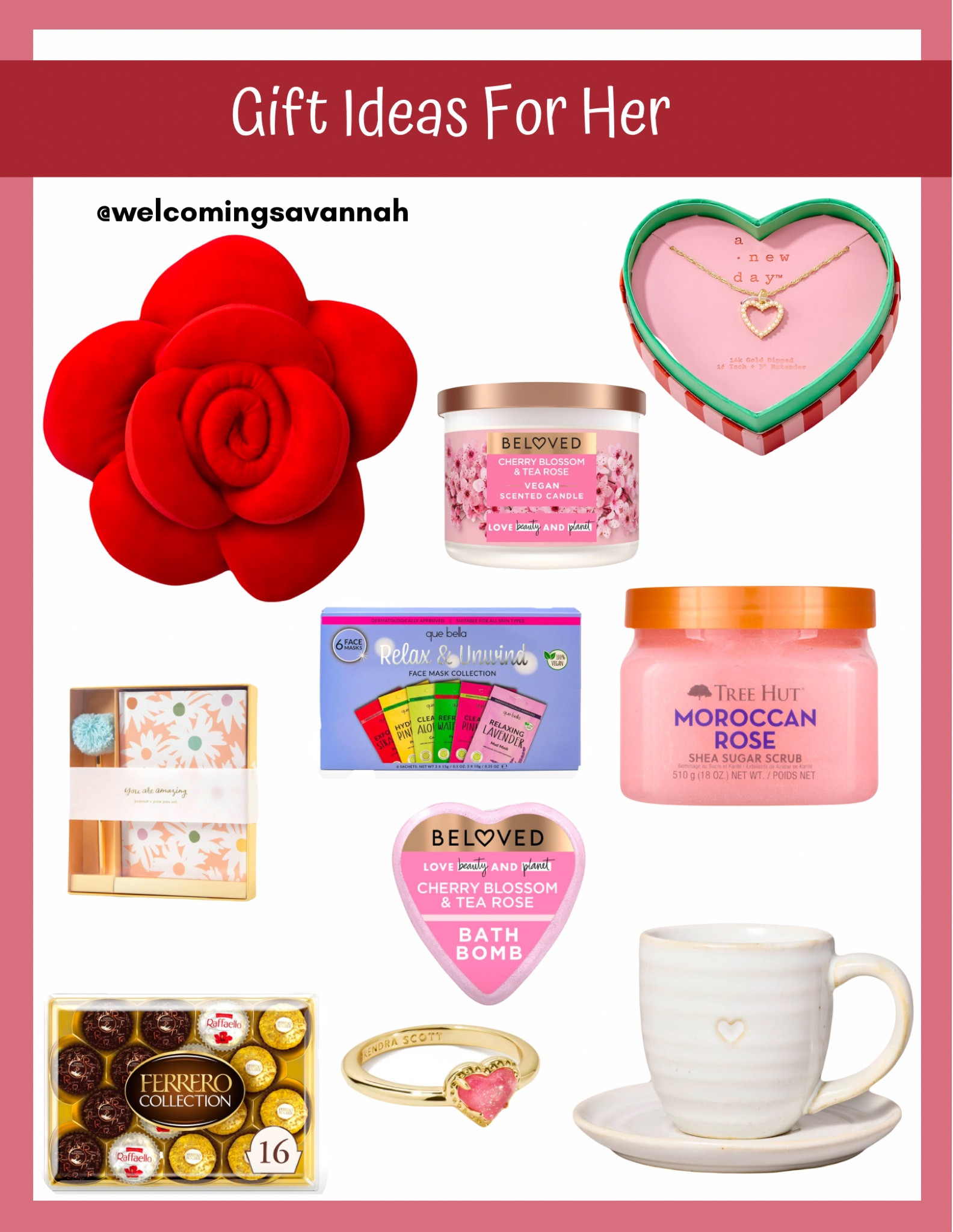 Valentines Day Gifts For Her 

#LTKStyleTip #LTKGiftGuide #LTKSeasonal