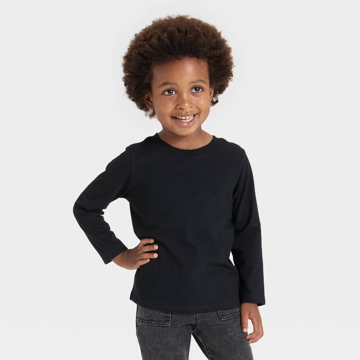 Toddler Boys' Long Sleeve Knit T-Shirt - Cat & Jack™ | Target