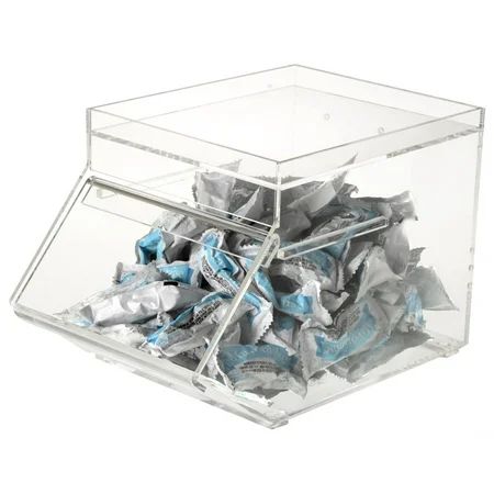 1-gallon Storage Bin for Counters or Shelves Slide-in Door Stackable Acrylic (Clear) (ACD17618R) | Walmart (US)