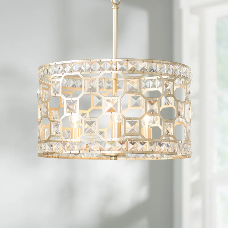 Ceaira 3 - Light Lantern Drum Pendant | Wayfair North America