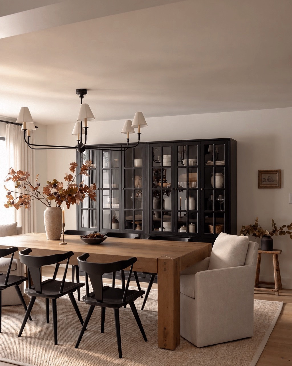 Our fall dining room featuring the gorgeous Keaton dining table