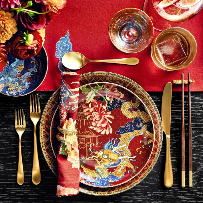 Lunar Mixed Salad Plates, Set of 4 | Williams-Sonoma