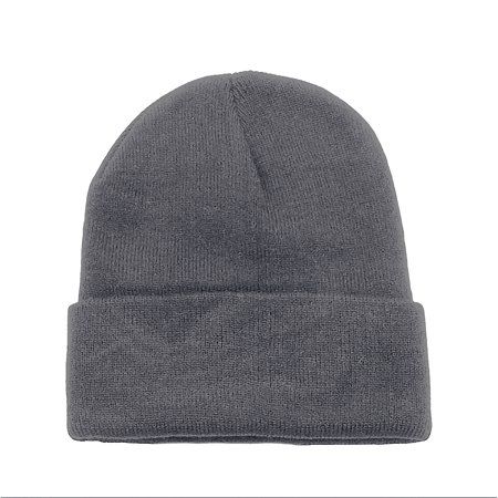 Pack of 5 Cuffed Beanies Skullies for Men and Women (Dark Grey) | Walmart (US)