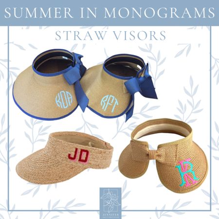 The perfect monogram pool or beach straw visors on Etsy! 

#LTKSeasonal #LTKswim #LTKtravel