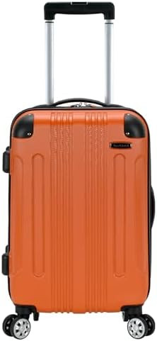 Rockland London Hardside Spinner Wheel Luggage, Orange, Carry-On 20-Inch | Amazon (US)