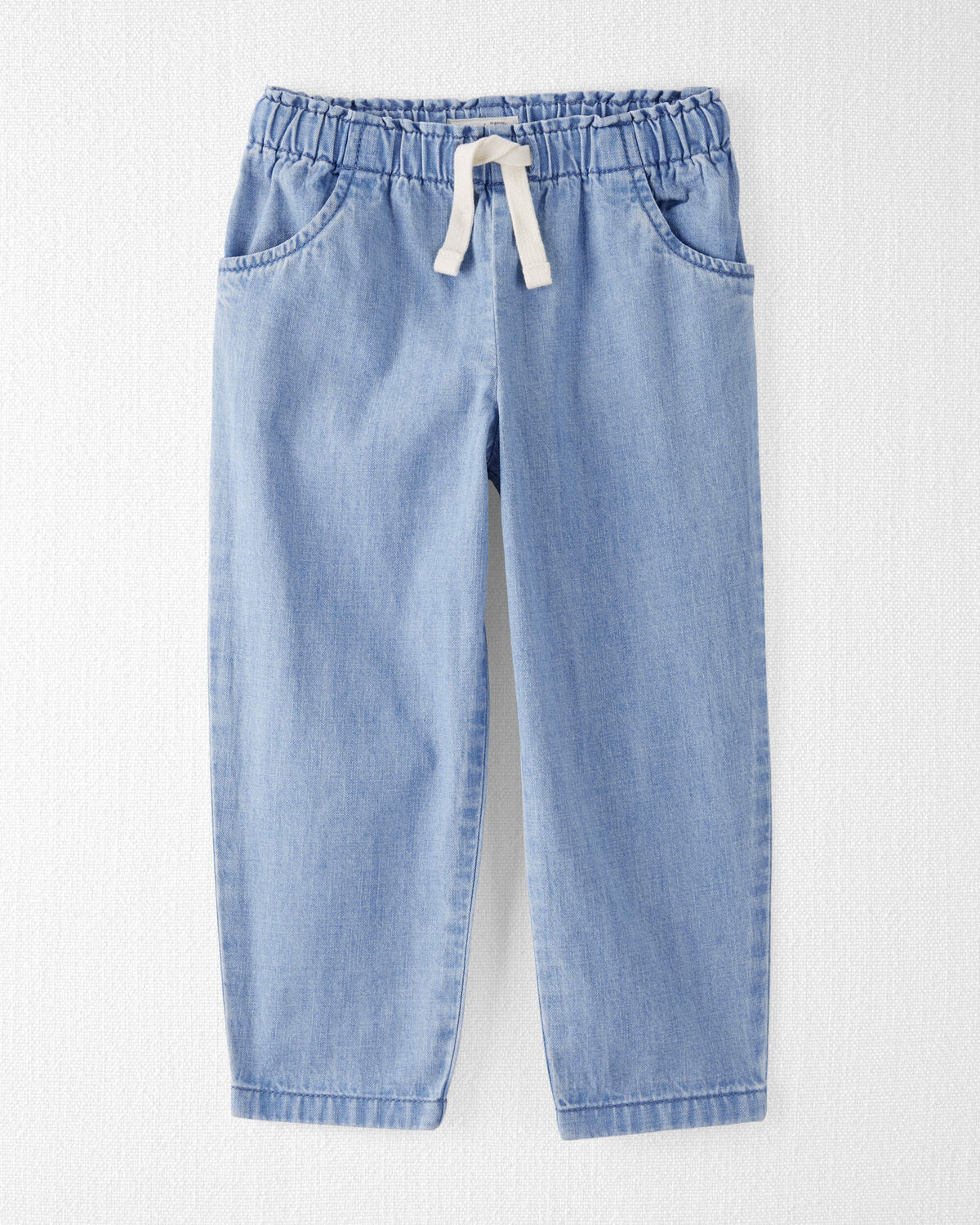Toddler Organic Cotton Chambray Pull-On Pants | Carter's