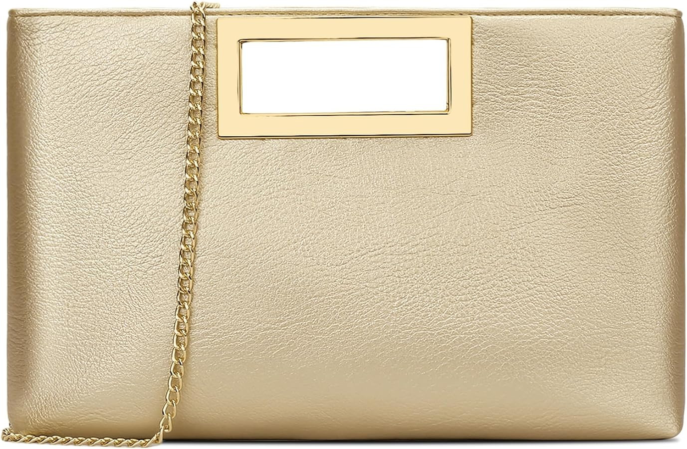 KKXIU Clutch Purse for Women Vegan Leather Evening Bag Formal Handbag for Wedding Party Prom Brid... | Amazon (US)