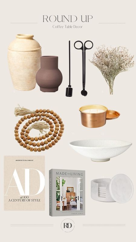 All your coffee table styling essentials.  

#LTKunder50 #LTKhome #LTKSale