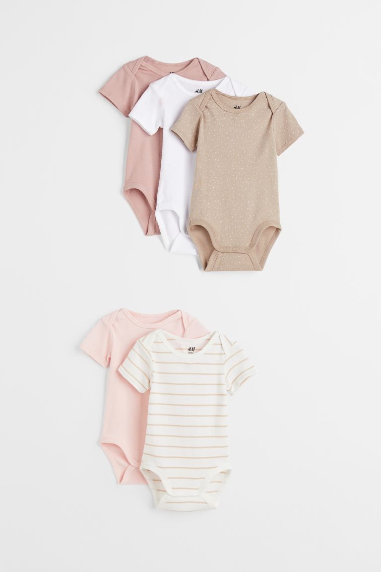 5-pack Short-sleeved Bodysuits | H&M (US + CA)