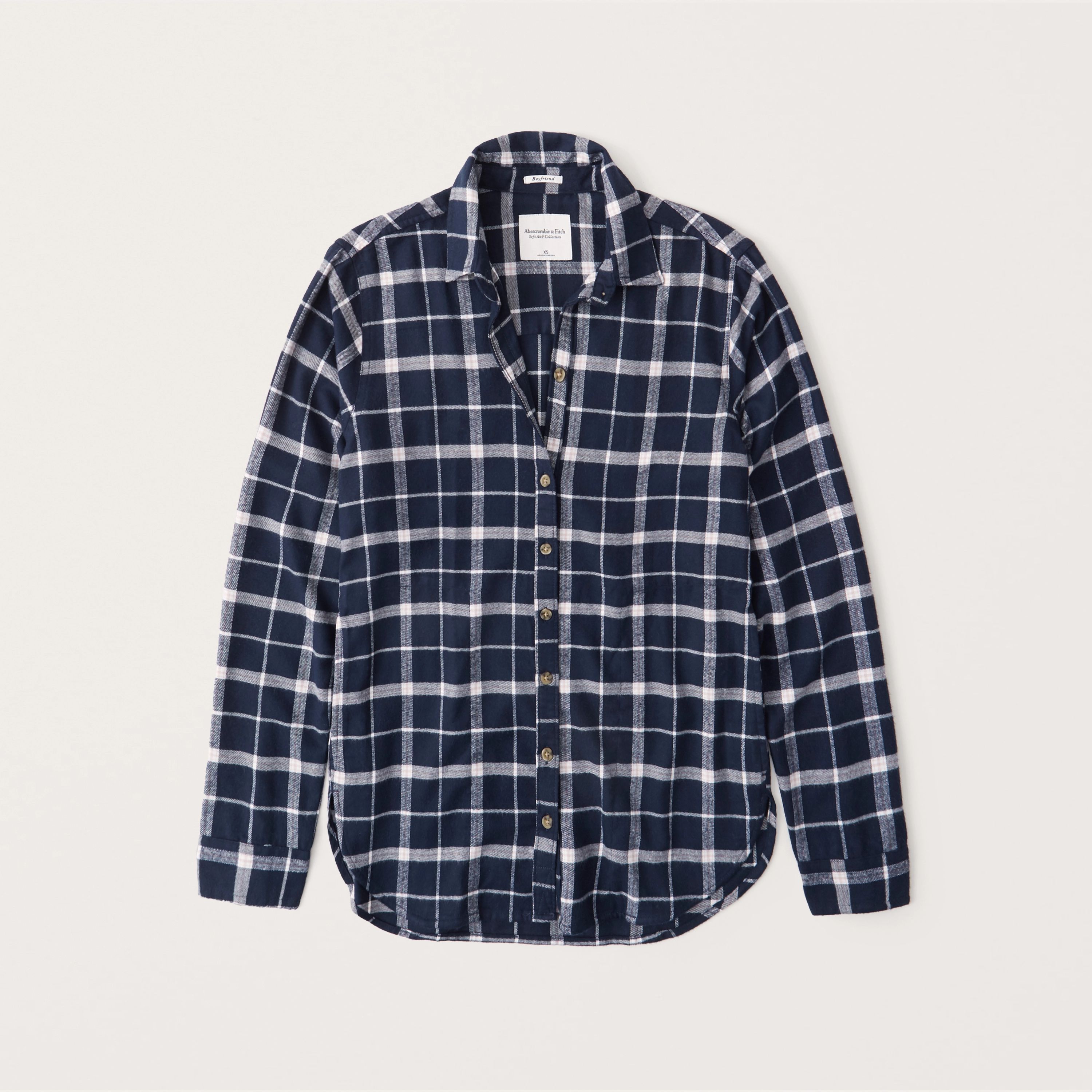 Boyfriend Flannel Shirt | Abercrombie & Fitch (US)