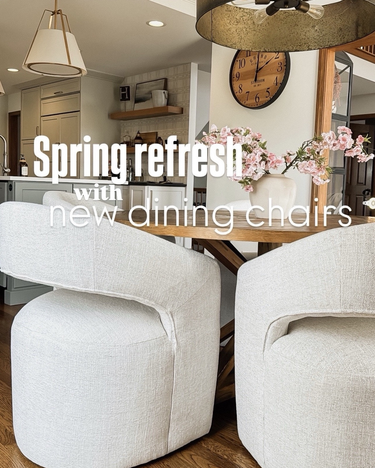 We’ve been so happy with these new dining chairs. A mix of modern and classic. 
We have 5 chairs. 60” table.

#LTKmomlife #LTKHome