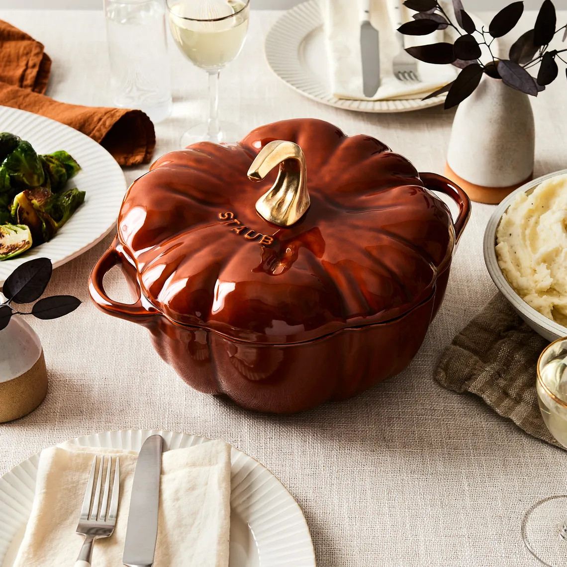 Staub Cast-Iron Pumpkin Cocotte | Food52