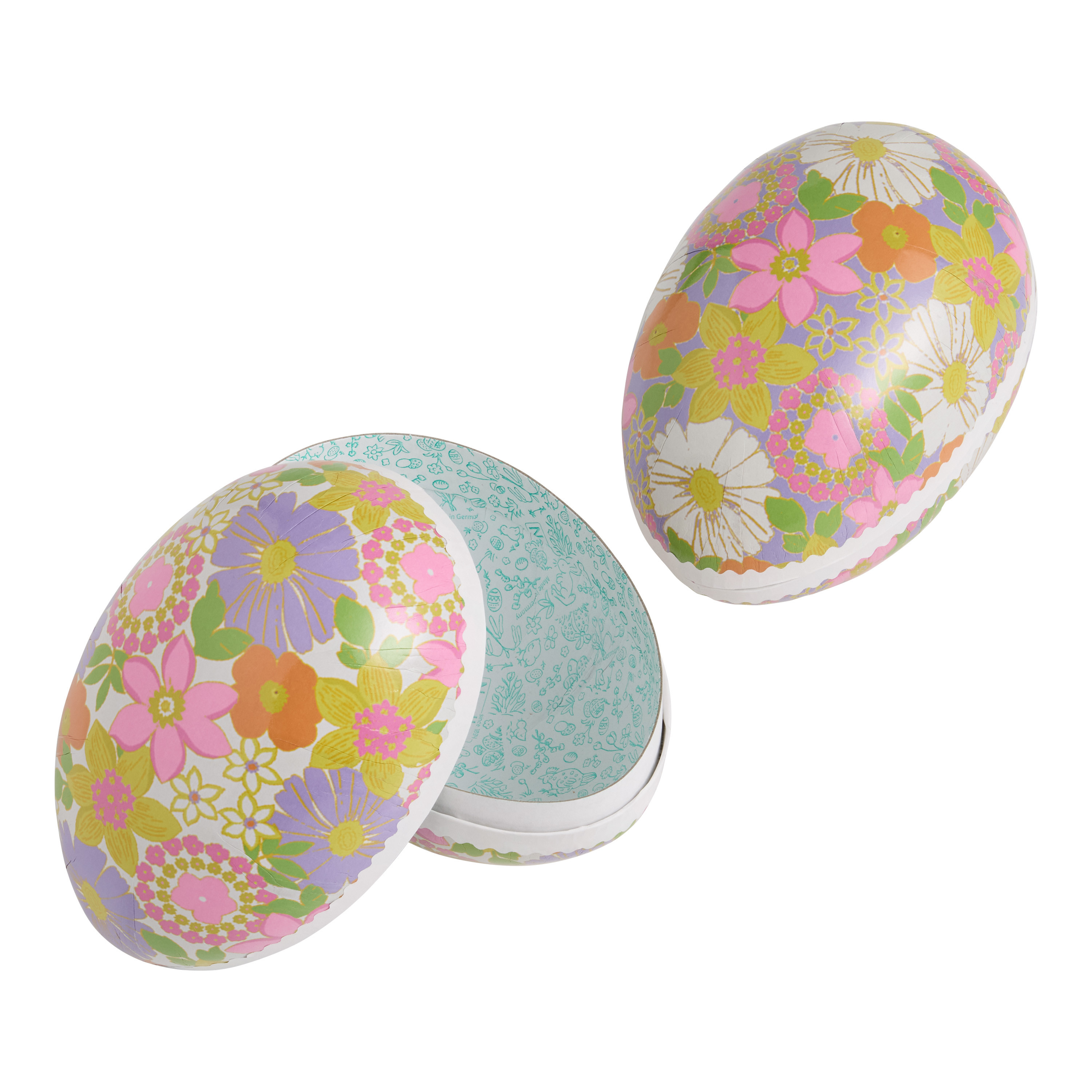 Medium Nestler Floral Paper Mache Egg Set Of 2 | World Market