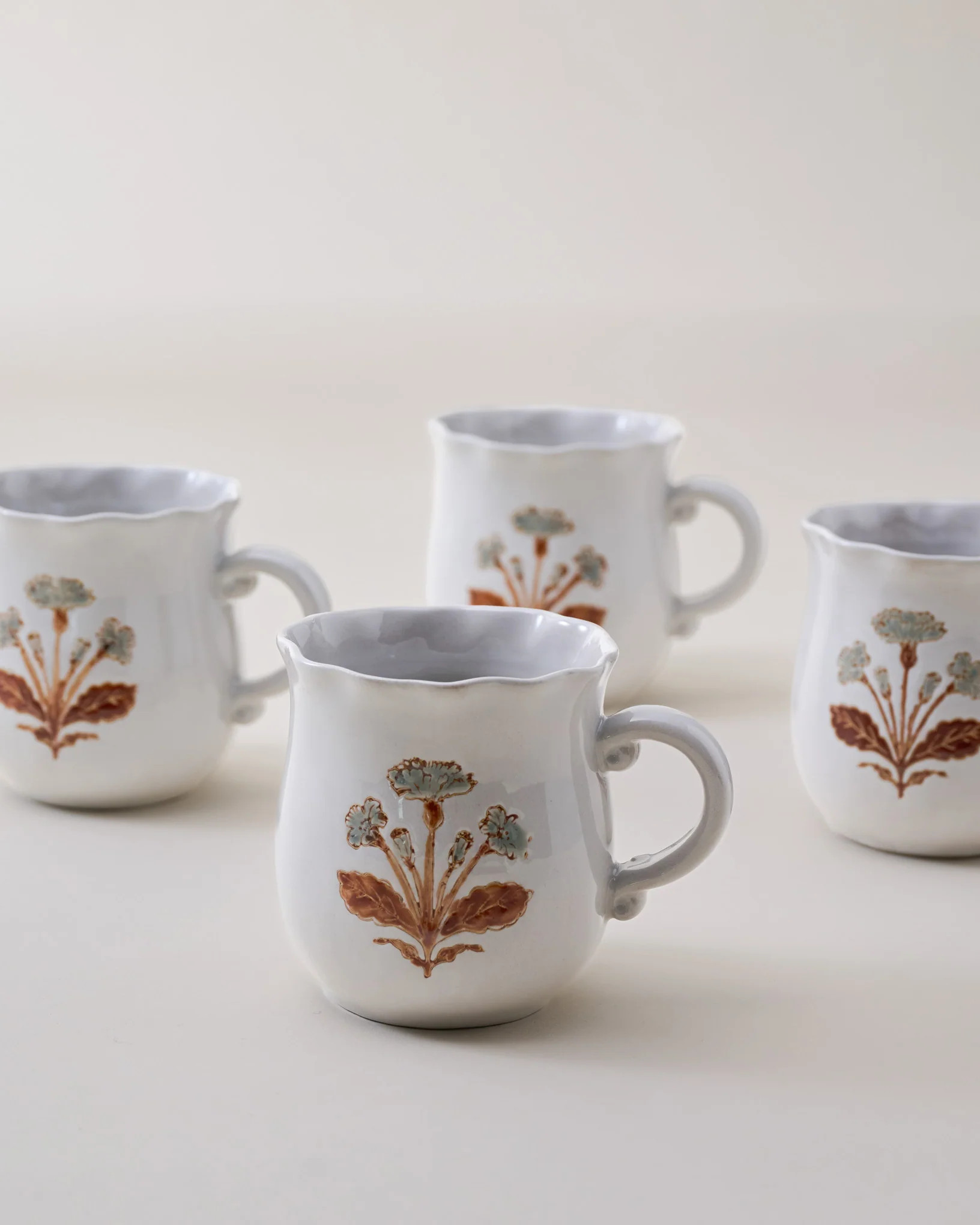 Elaine Floral Mug | Magnolia