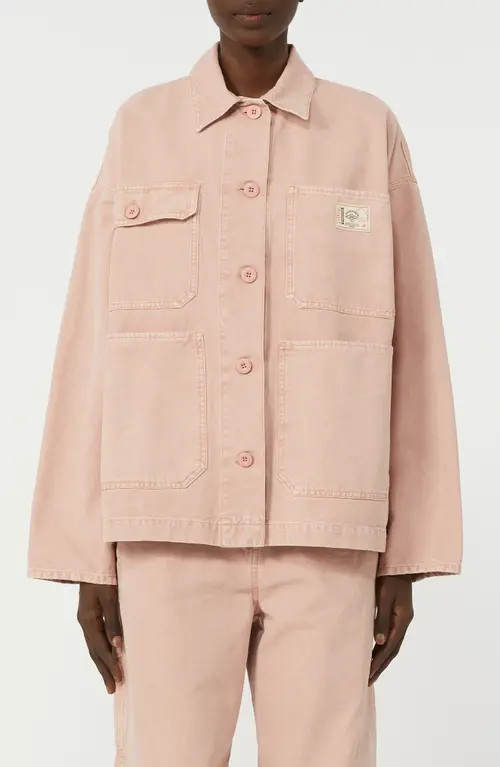 Weekend Max Mara Album Denim Jacket in Pink at Nordstrom, Size 12 | Nordstrom