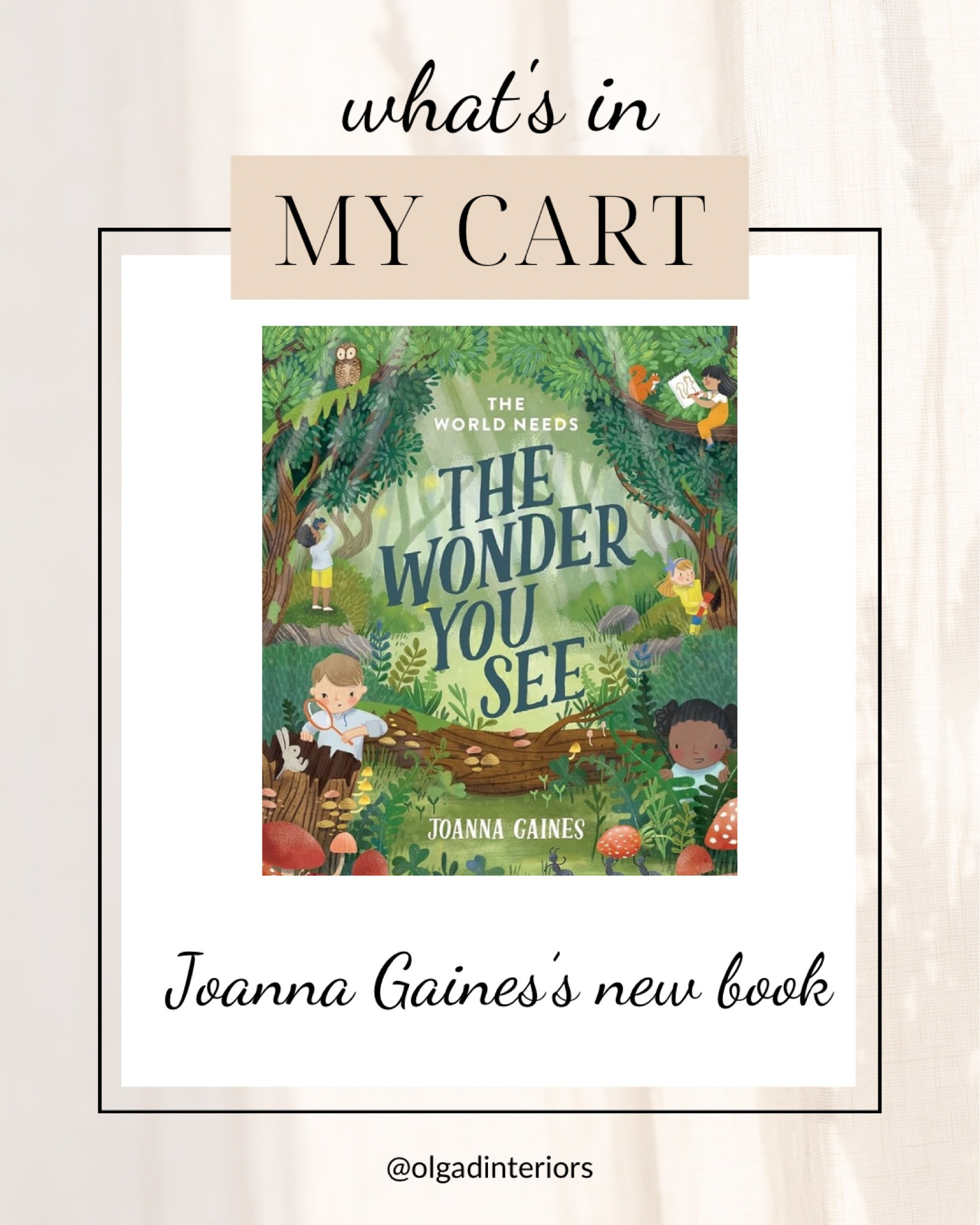 New children’s book alert! Joanna Gaines’s new book is out and I am so excited to read it to my daughter! Just ordered it on Amazon where it is on sale! #newbook #kidsbook 

#LTKSeasonal #LTKGiftGuide #LTKKids