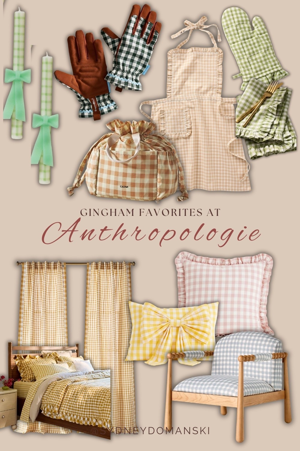 Anthropologie has a gingham shop right now and everything is adorable! These are a few of my favorite pieces from the collection! 

#LTKHome #LTKSeasonal