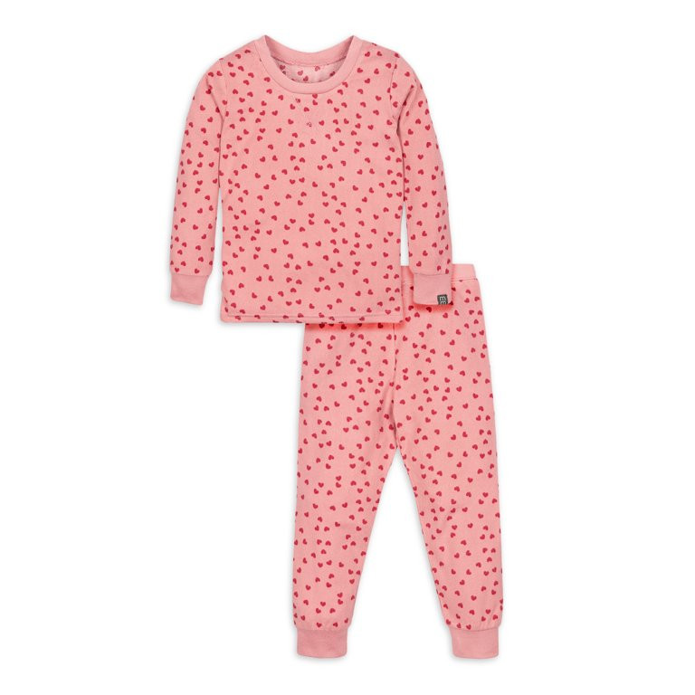 Modern Moments by Gerber Baby and Toddler Unisex Valentine's Day Pajama Set, 2-Piece, Sizes 12M-5... | Walmart (US)