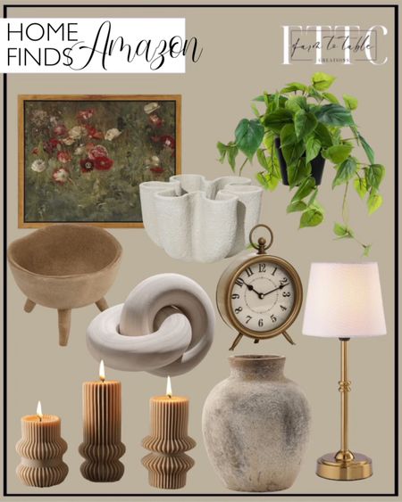 
Amazon Home Finds. Follow @farmtotablecreations on Instagram for more inspiration.

Creative Co-Op Boho Terracotta Footed Planter with Organic Edge, Matte Taupe. InSimSea Framed Wall Art - Floral Scenic Oil Painting Canvas. Artificial Scindapsus Aureus, Realistic Fake Plant with Plastic Pot for Home Office Garden Decoration. 3 Pcs Ribbed Pillar Candles Ribbed Candles Soy Wax Scented Pillar Candles. Vintage Table Clock on Stand. Nico Curvy Decorative Bowl Fluted Vase Scallop.  Wood Knot Decor Natural - Coffee Table Decor. O’Bright Seraph - Cordless LED Table Lamp with Dimmer. SIDUCAL Ceramic Decorative Flower Vase. Neutral Decor. Amazon Decor. Amazon Home Finds. Amazon Decor. Affordable Home Decor. Amazon Shelf Decor. 


#LTKsalealert #LTKfindsunder50 #LTKhome