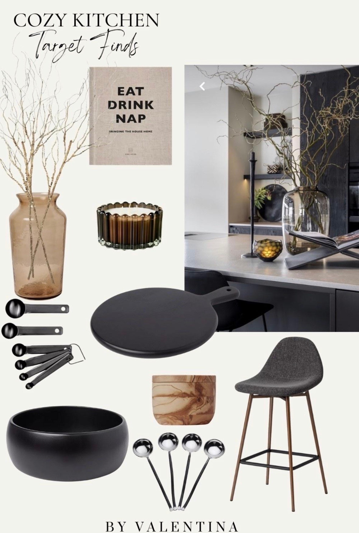 Eep!! Target is SO good right now. I went down the kitchen aisle for “one thing” and somehow found an entire cozy kitchen refresh. The warm woods, smoky glass, matte black details… I mean COME ON. These pieces look so much more expensive than they are and instantly give that collected, moody designer feel I’m always chasing. Linking all of my favorites because I have a feeling these are going to go FAST!

#LTKSeasonal #LTKHome #LTKOver40