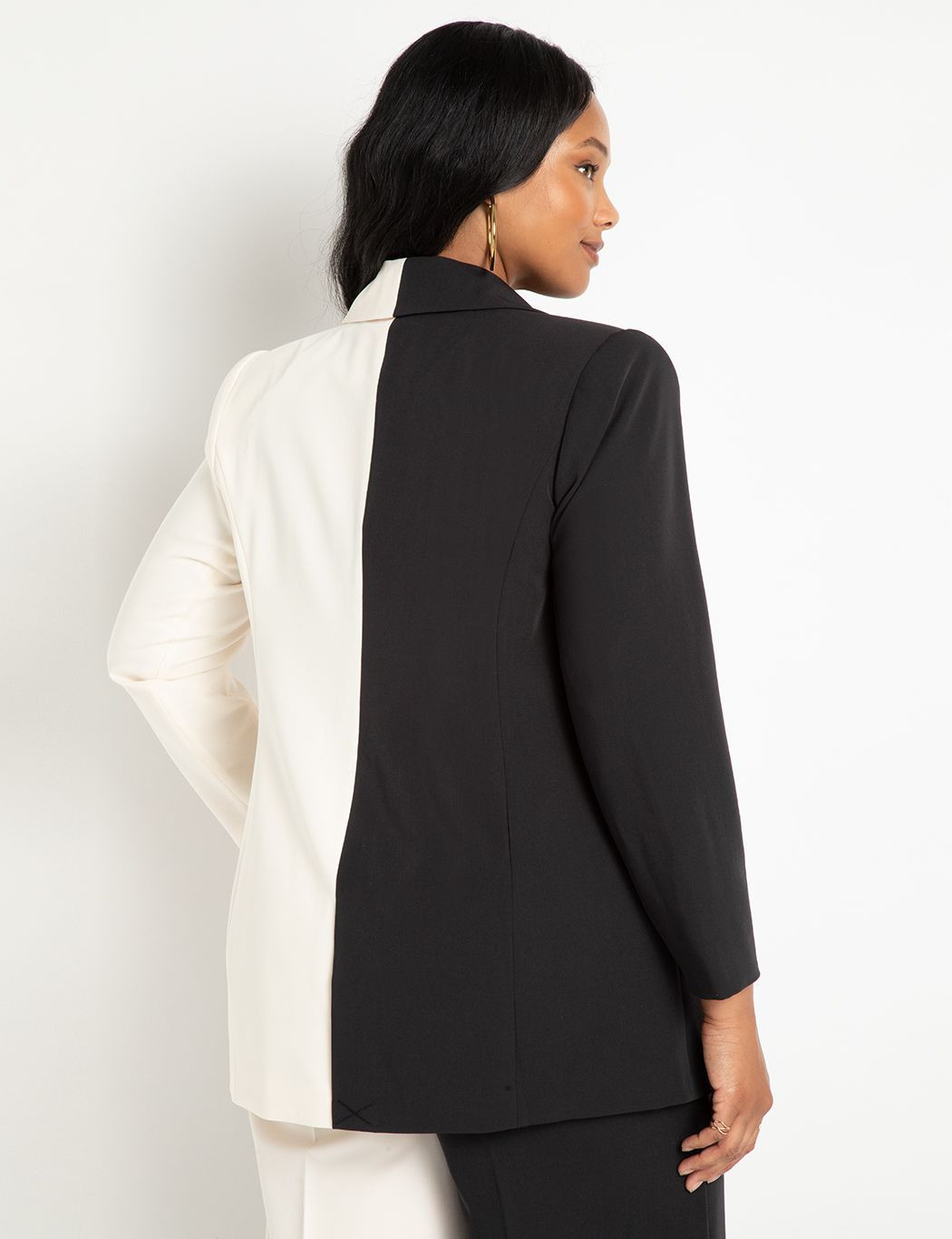 Colorblock Blazer | Women's Plus Size Coats + Jackets | ELOQUII | Eloquii